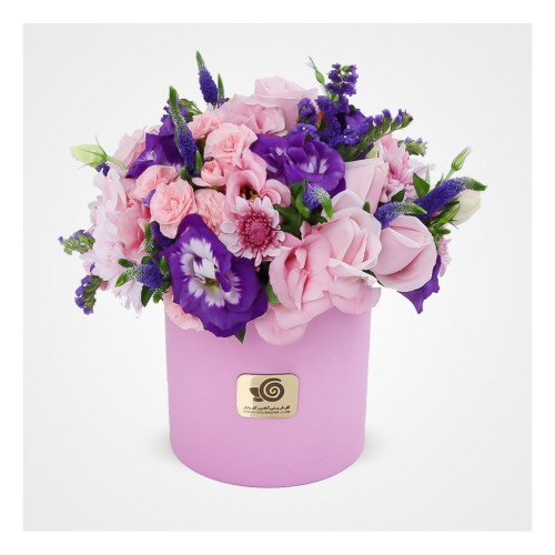 Parva Lisianthuses Flower Box